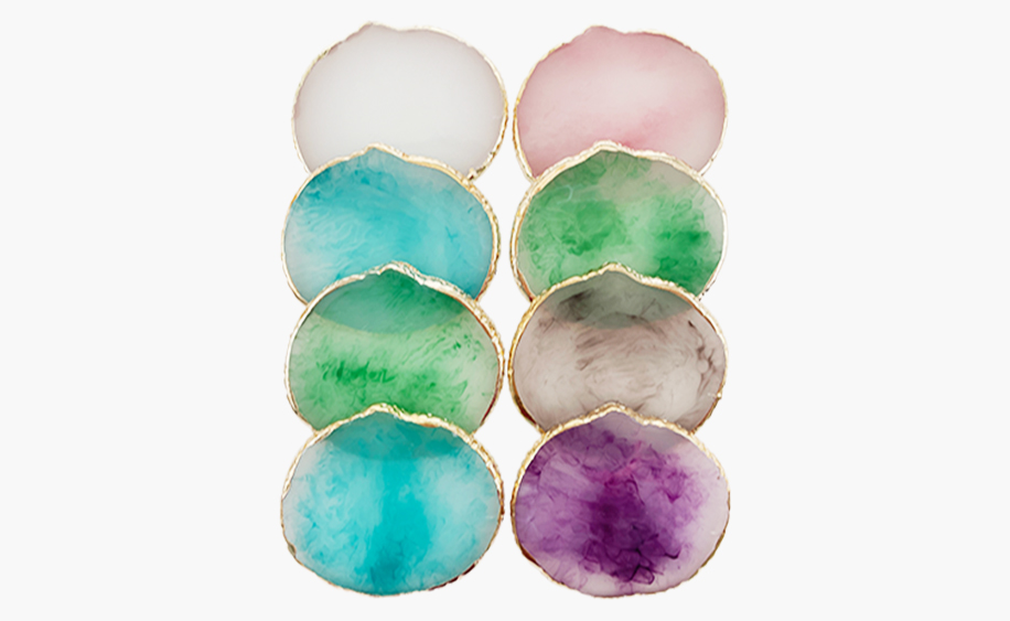 Resin Agate Coaster