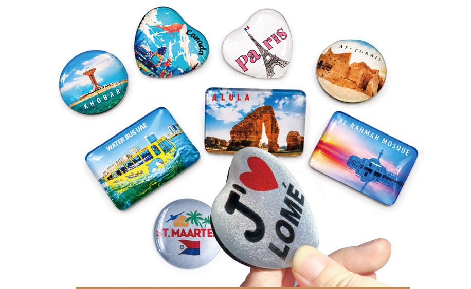Glass Fridge Magnet